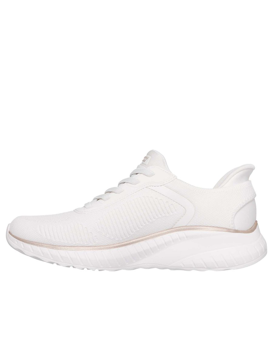 SLIP-INS BOBS SQUAD SKECHERS DA DONNA BIANCO ORO - immagine 4