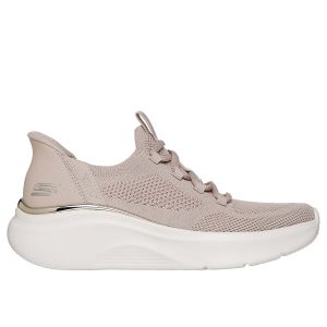 Sneakers Skechers BOBS Sport B Love unisex in colore taupe