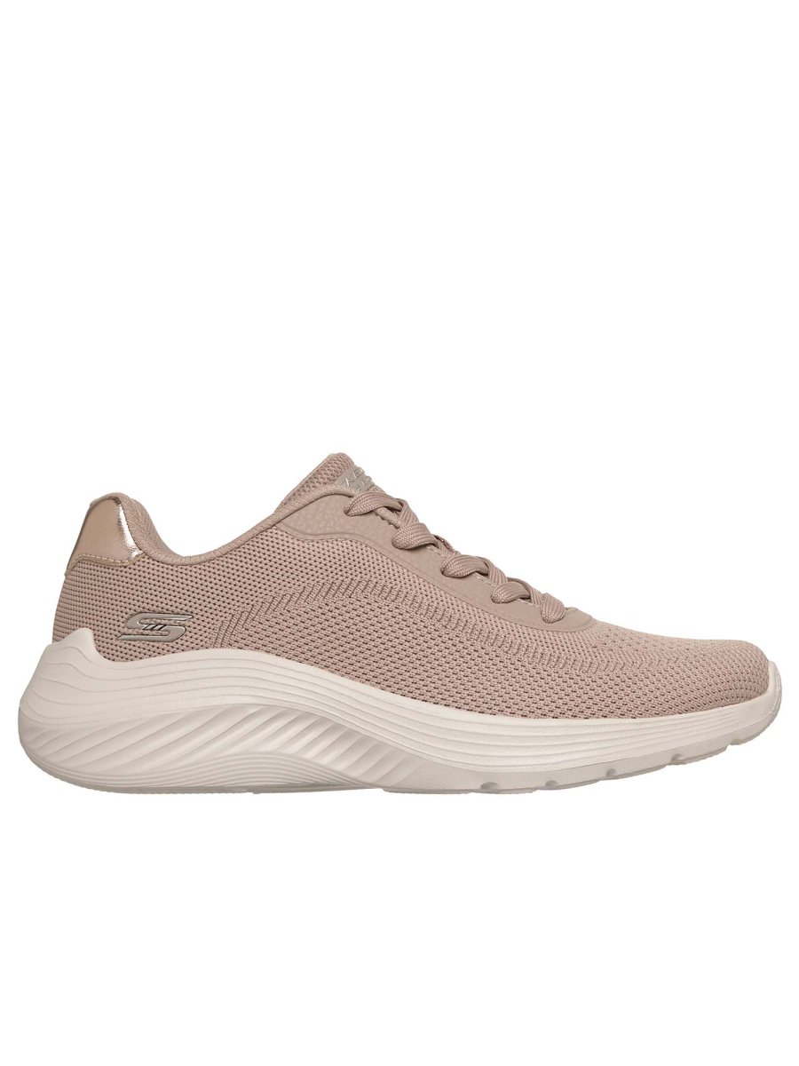 SNEAKERS VEGAN BOBS SQUAD SKECHERS DA DONNA TAUPE - immagine 2