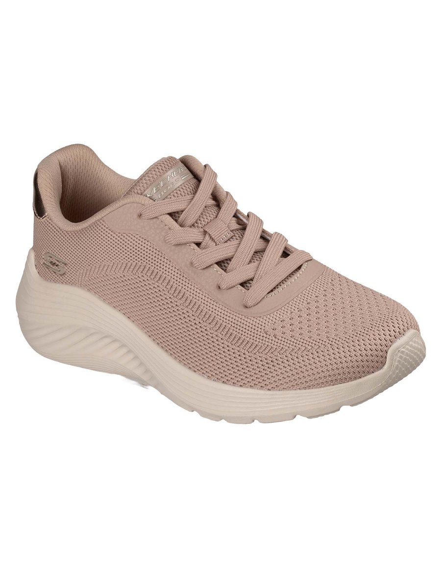 SNEAKERS VEGAN BOBS SQUAD SKECHERS DA DONNA TAUPE - immagine 3