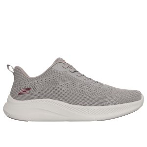 SNEAKERS VEGAN BOBS MODA FLEX SKECHERS DA UOMO TAUPE
