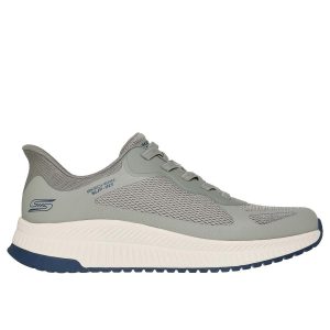 SLIP-INS BOBS SQUAD SKECHERS DA UOMO OLIVA