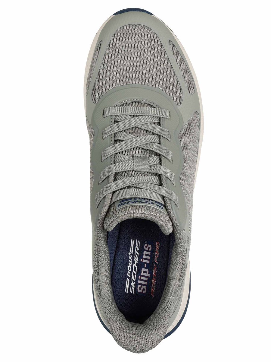 SLIP-INS BOBS SQUAD SKECHERS DA UOMO OLIVA - immagine 5
