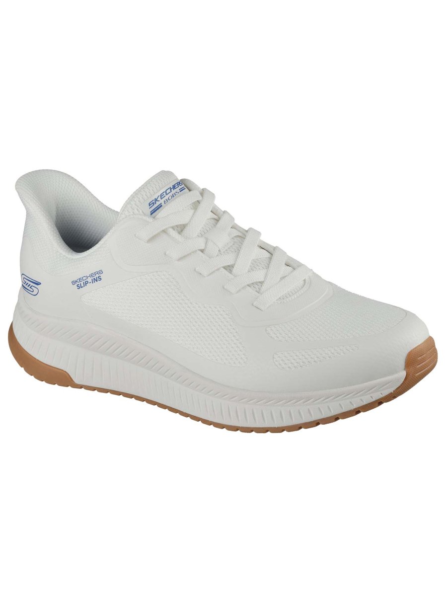 SLIP-INS BOBS SQUAD SKECHERS DA UOMO BIANCO - immagine 3
