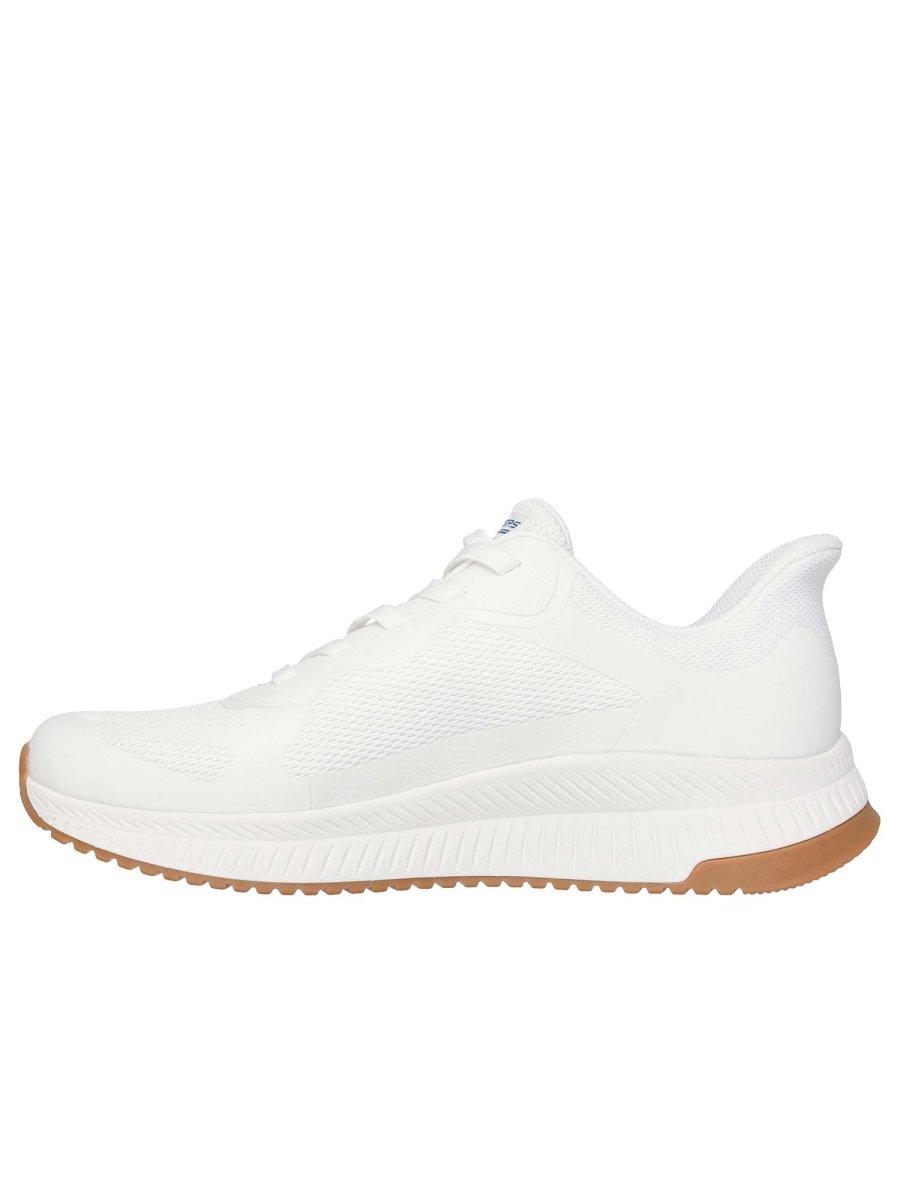SLIP-INS BOBS SQUAD SKECHERS DA UOMO BIANCO - immagine 4