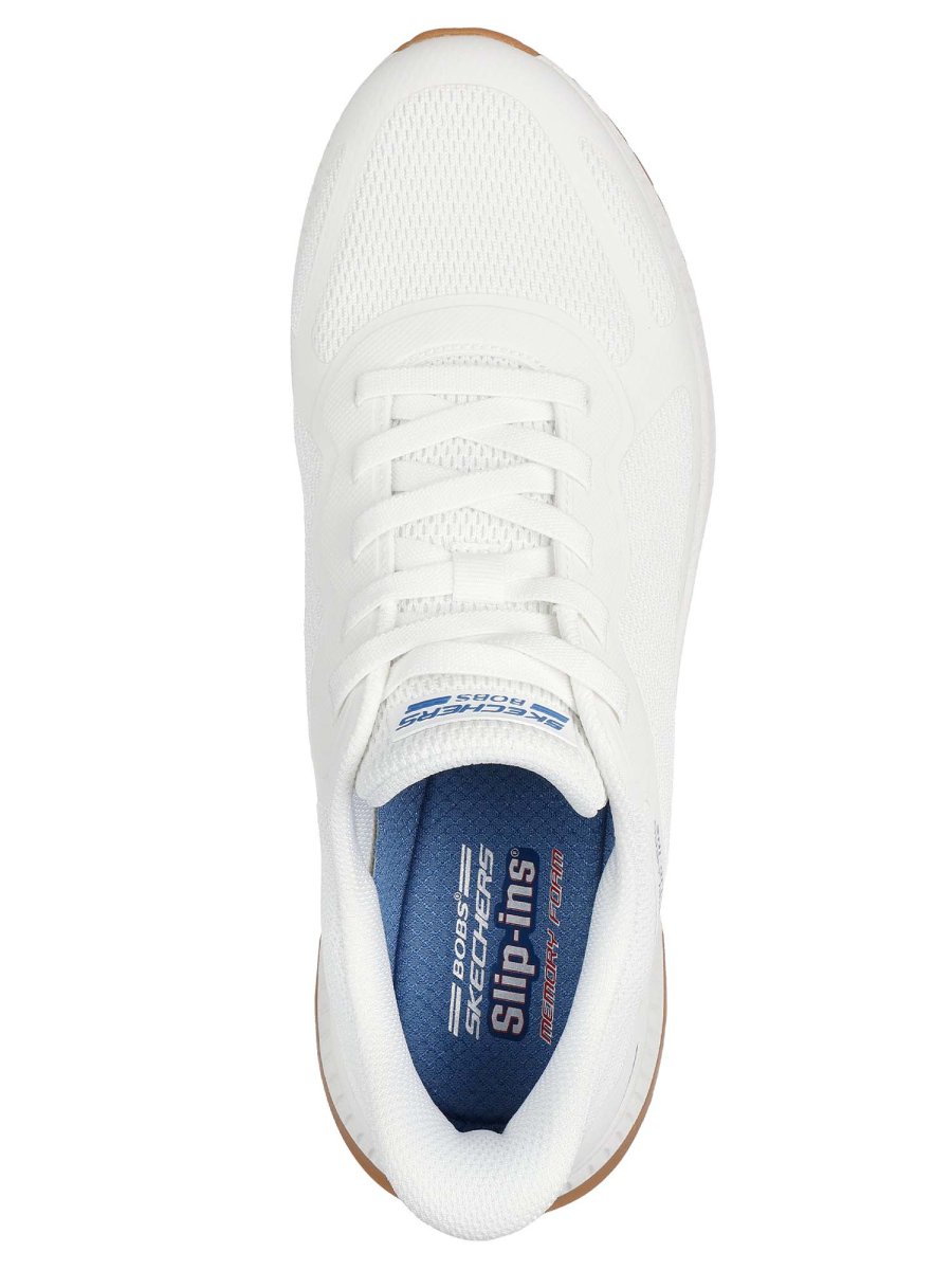 SLIP-INS BOBS SQUAD SKECHERS DA UOMO BIANCO - immagine 5