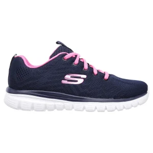 SNEAKER GRACEFUL SKECHERS DA DONNA BLU ROSA