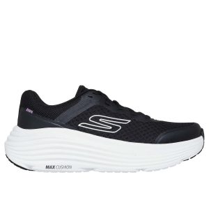 SNEAKERS MAX CUSHION ENDEAVOUR SKECHERS DA DONNA NERO BIANCO