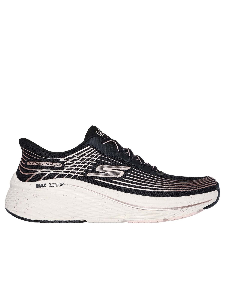 SLIP-INS MAX CUSHIONING ELITE 2.0 SKECHERS DA DONNA NERO ORO - immagine 2