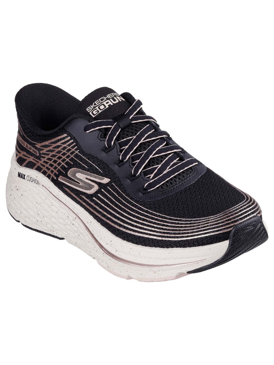 SLIP-INS MAX CUSHIONING ELITE 2.0 SKECHERS DA DONNA NERO ORO - immagine 3