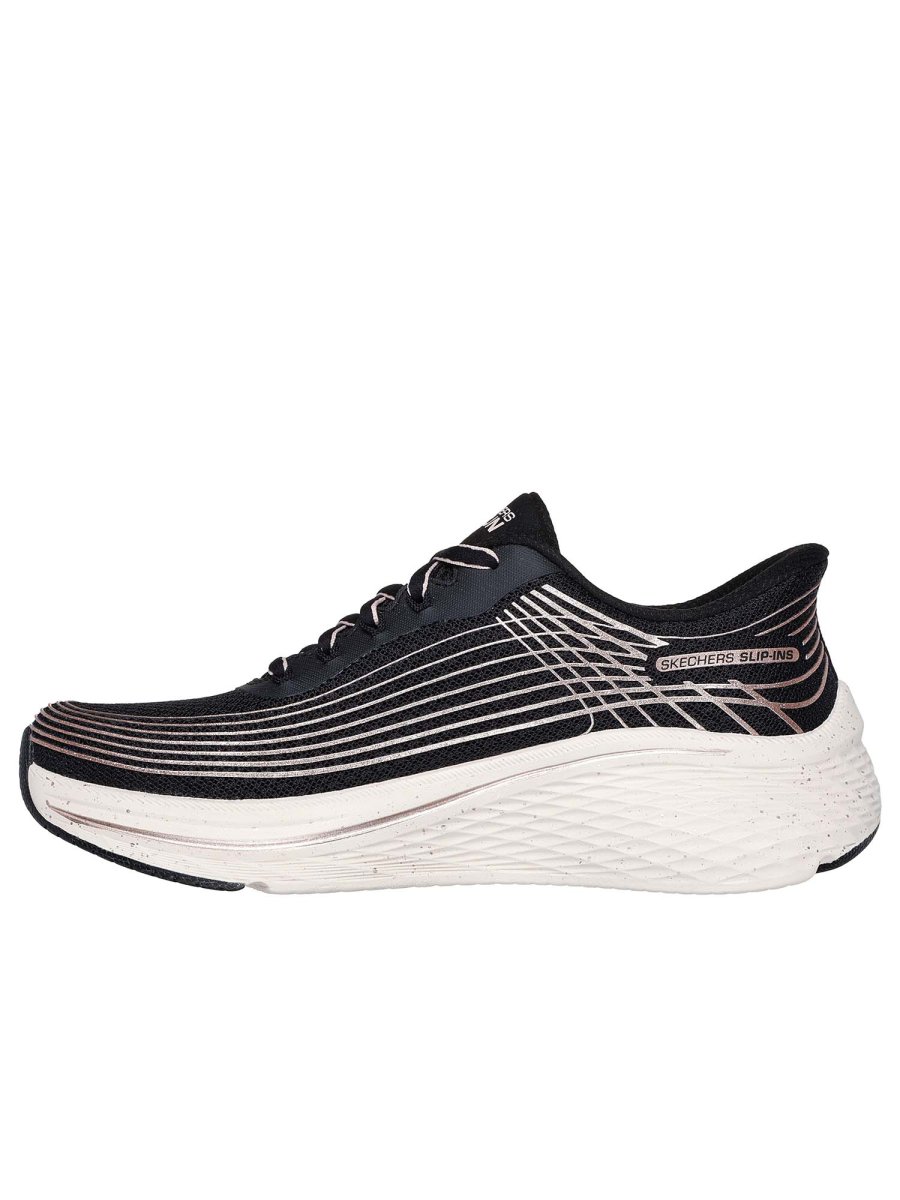 SLIP-INS MAX CUSHIONING ELITE 2.0 SKECHERS DA DONNA NERO ORO - immagine 4