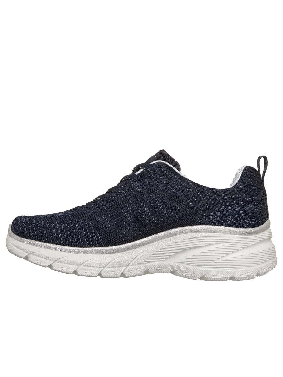 SNEAKERS FASHION FIT SKECHERS DA DONNA BLU ARGENTO - immagine 4