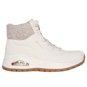 SCARPONCINO UNO RUGGED SKECHERS DA DONNA PANNA
