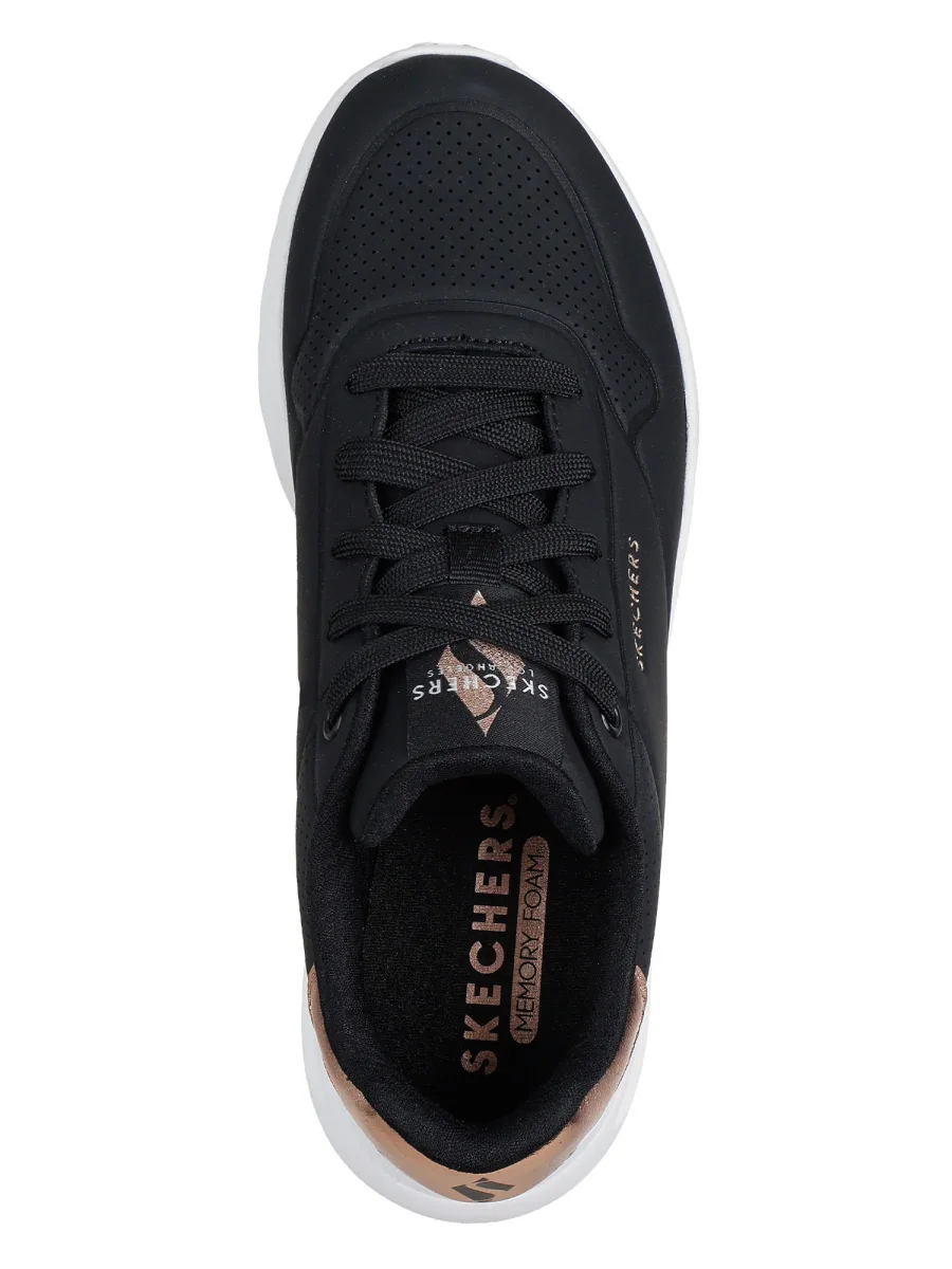 SNEAKERS UNO LIGHT SKECHERS DA DONNA NERO - immagine 5