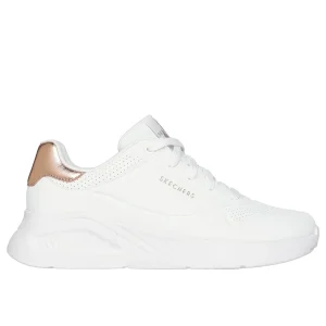 Sneakers Skechers Uno Lite Shimmer Along unisex bianche