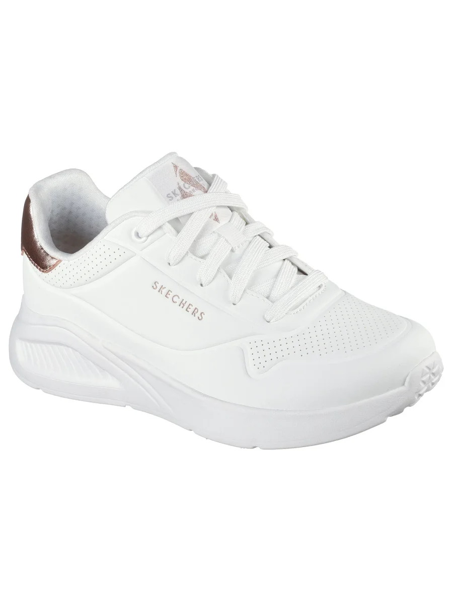 Sneakers Skechers Uno Lite Shimmer Along unisex bianche - immagine 3