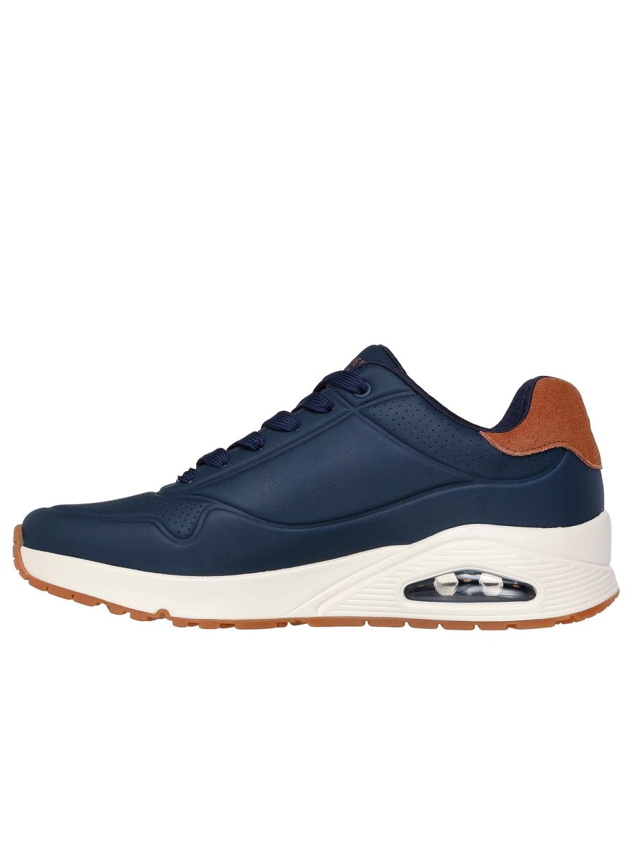 SNEAKERS UNO SUITED ON AIR SKECHERS DA UOMO BLU - immagine 4