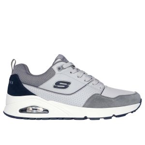 SNEAKERS UNO RETRO ONE SKECHERS DA UOMO GRIGIO