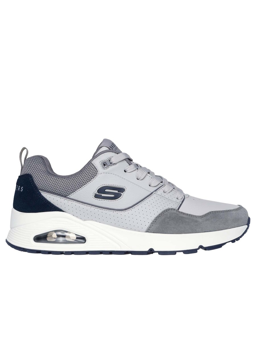 SNEAKERS UNO RETRO ONE SKECHERS DA UOMO GRIGIO - immagine 2