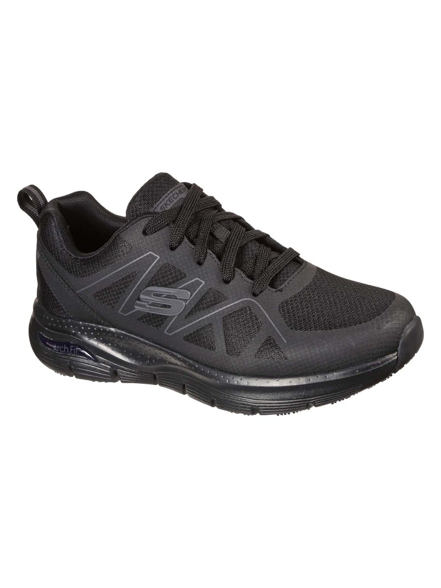 SCARPA DA LAVORO ARCK FIT SR SKECHERS DA UOMO NERO - immagine 3