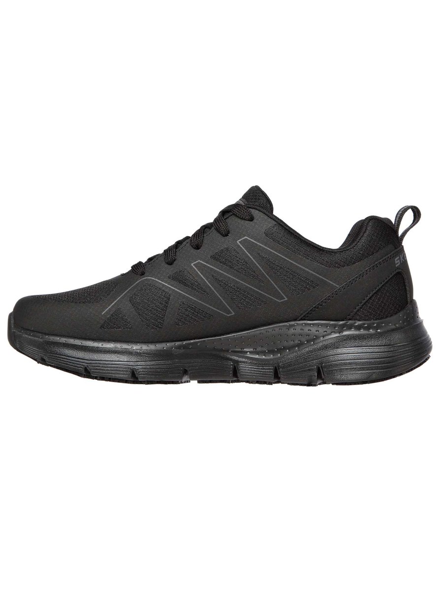 SCARPA DA LAVORO ARCK FIT SR SKECHERS DA UOMO NERO - immagine 4