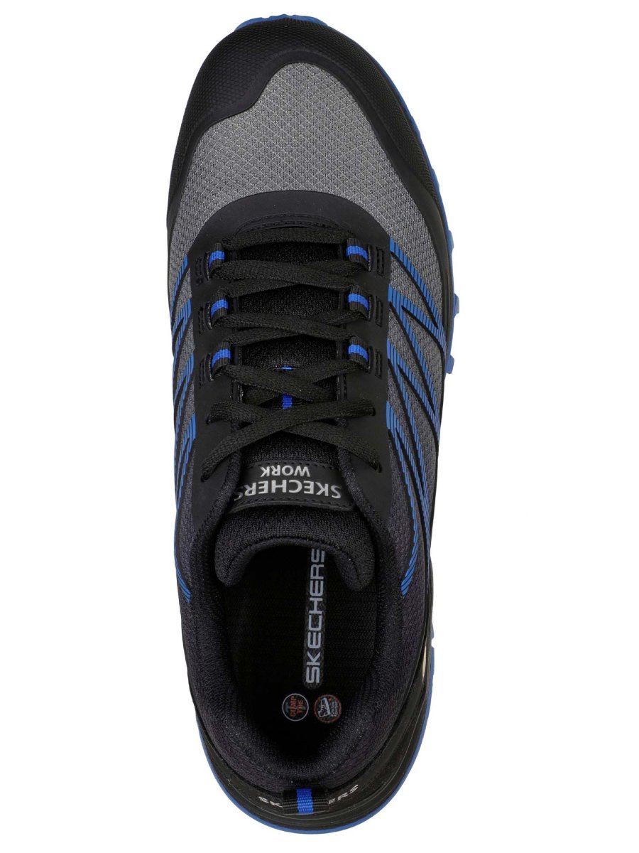 SCARPA ANTIFORTUNISTICA PUXAL SKECHERS DA UOMO NERO TURCHESE - immagine 5