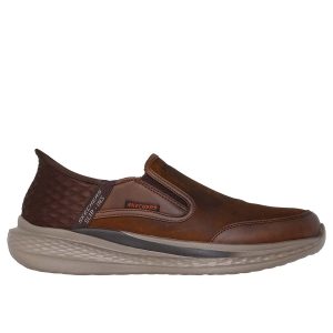SLIP-INS SKECHERS DA UOMO MARRONE