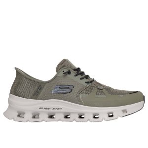 SLIP-INS VEGAN GLIDE-STEP PRO SKECHERS DA UOMO OLIVA
