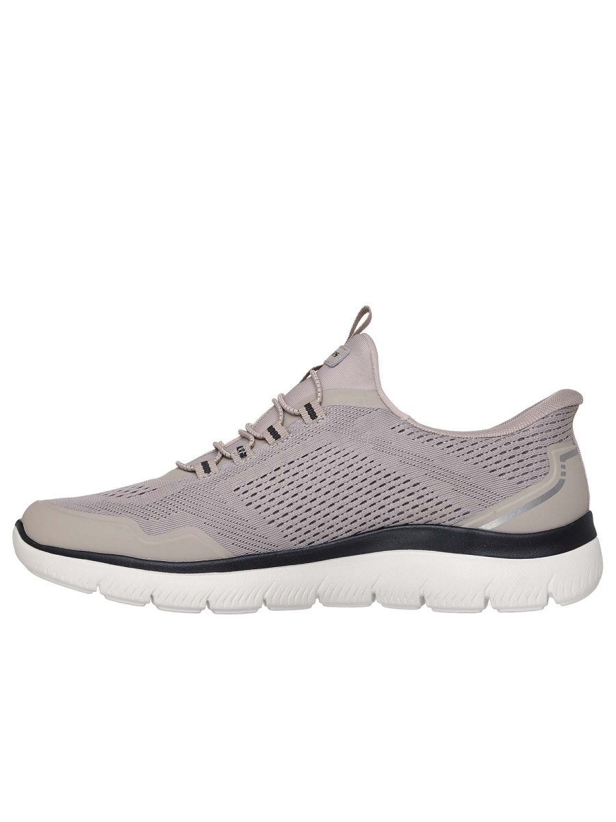 SLIP-INS VEGAN SUMMITS SKECHERS DA UOMO TAUPE - immagine 4