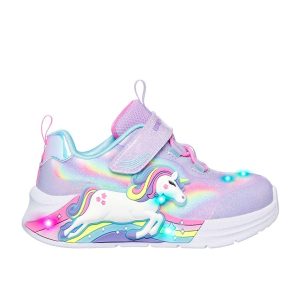 SNEAKERS UNICORN SKECHERS DA BAMBINA LILLA