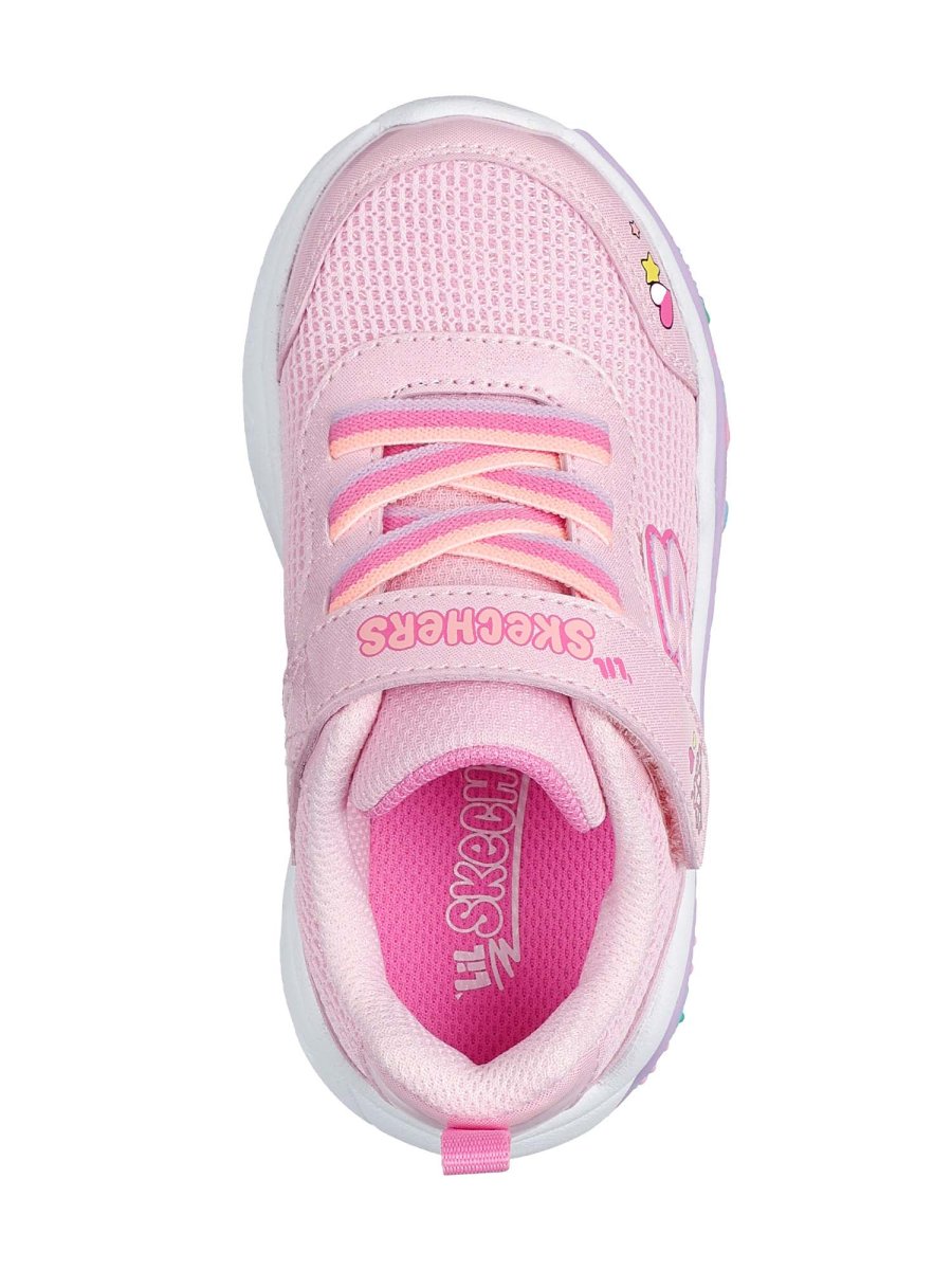 SNEAKERS PLAY SCENE FUN SQUAD SKECHERS DA BAMBINA ROSA - immagine 5