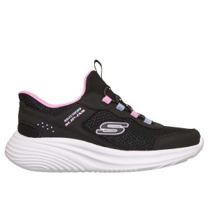 SLIP-INS BOUNDER PRO SKECHERS DA BAMBINA NERO