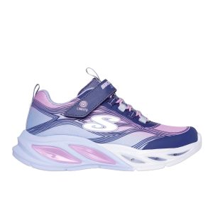 SNEAKERS COSMIC GLOW S-LIGHTS SKECHERS DA BAMBINA LILLA