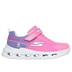 SNEAKERS GLIDE-STEP LIGHTS SKECHERS DA BAMBINA FUCSIA