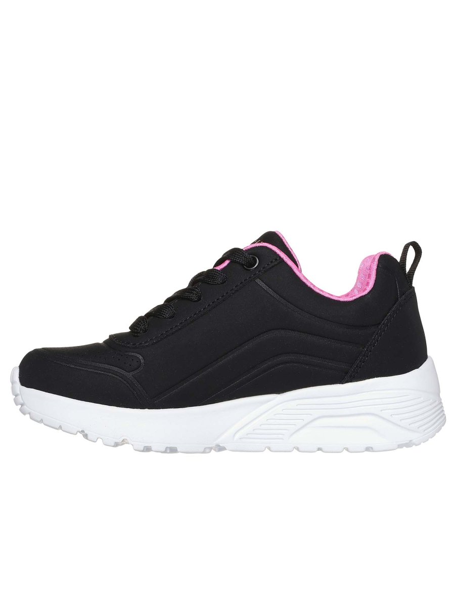 SNEAKERS UNO LITE EASY ZIP SKECHERS DA BAMBINA NERO - immagine 4