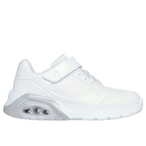 SNEAKERS UNO LITE 2.0 CHIC SHIMMER SKECHERS DA BAMBINA BIANCO