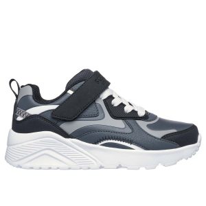 SNEAKERS UNO LITE SKECHERS DA BAMBINO GRIGIO NERO