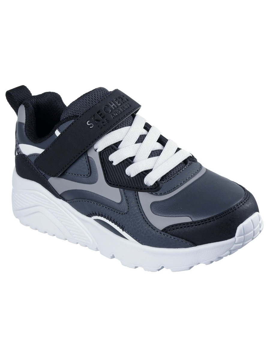 SNEAKERS UNO LITE SKECHERS DA BAMBINO GRIGIO NERO - immagine 3