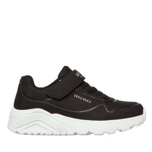 SNEAKERS UNO LITE VENDOX SKECHERS DA BAMBINA NERO-BIANCO
