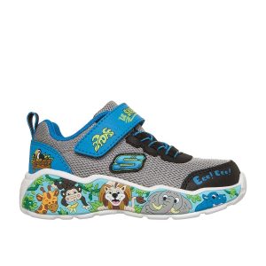 SNEAKERS PLAY SCENE SKECHERS DA BAMBINO GRIGIO