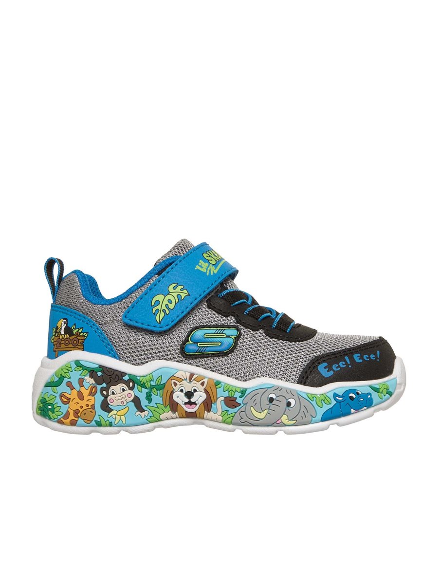 SNEAKERS PLAY SCENE SKECHERS DA BAMBINO GRIGIO - immagine 2