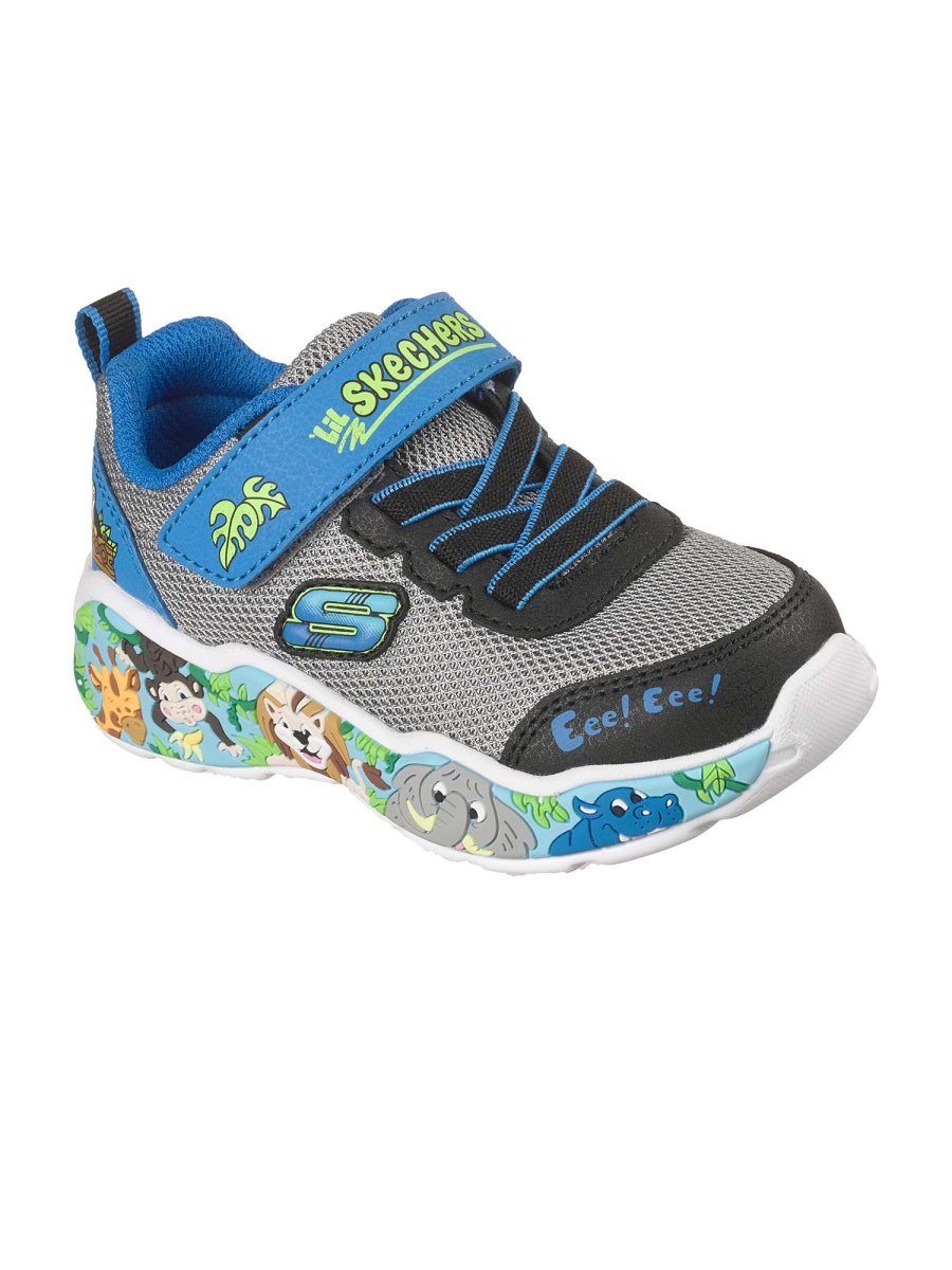 SNEAKERS PLAY SCENE SKECHERS DA BAMBINO GRIGIO - immagine 3