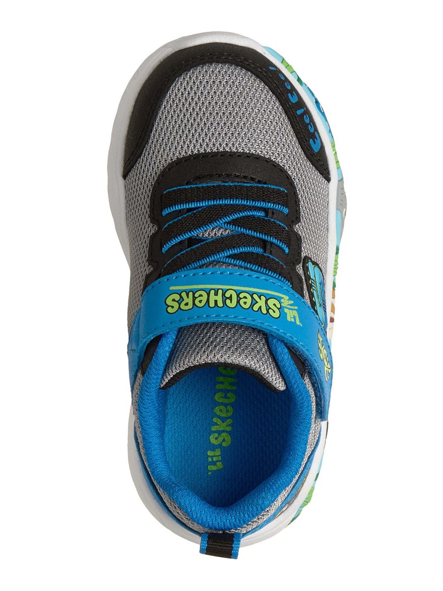 SNEAKERS PLAY SCENE SKECHERS DA BAMBINO GRIGIO - immagine 6