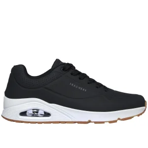 SNEAKERS UNO STAND ON AIR SKECHERS DA UOMO NERO BIANCO