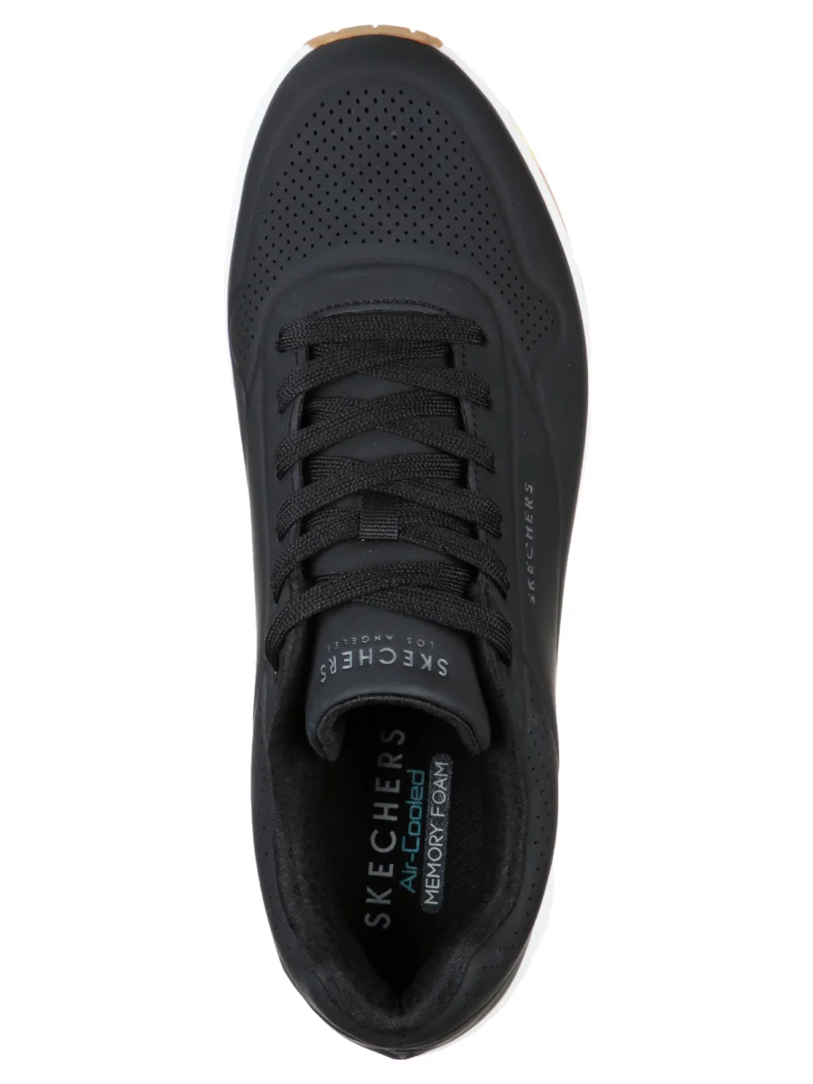 SNEAKERS UNO STAND ON AIR SKECHERS DA UOMO NERO BIANCO - immagine 6