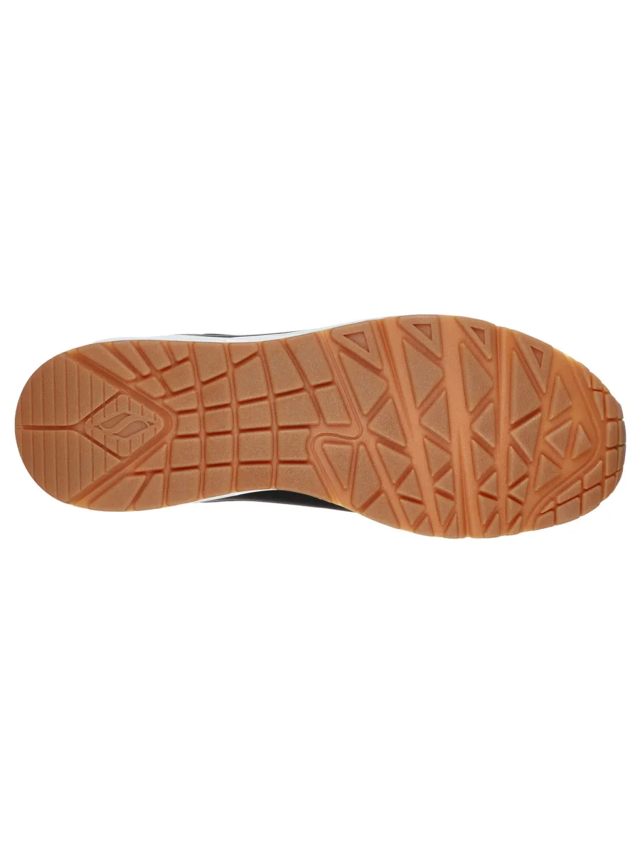 SNEAKERS UNO STAND ON AIR SKECHERS DA UOMO NERO BIANCO - immagine 7