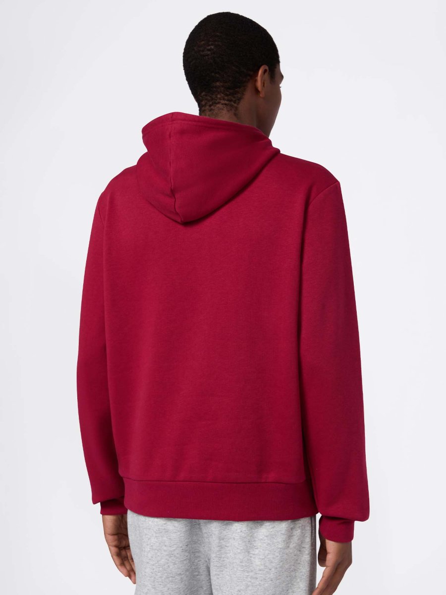 FELPA CON CAPPUCCIO CHAMPION DA UOMO BORDEAUX - immagine 4