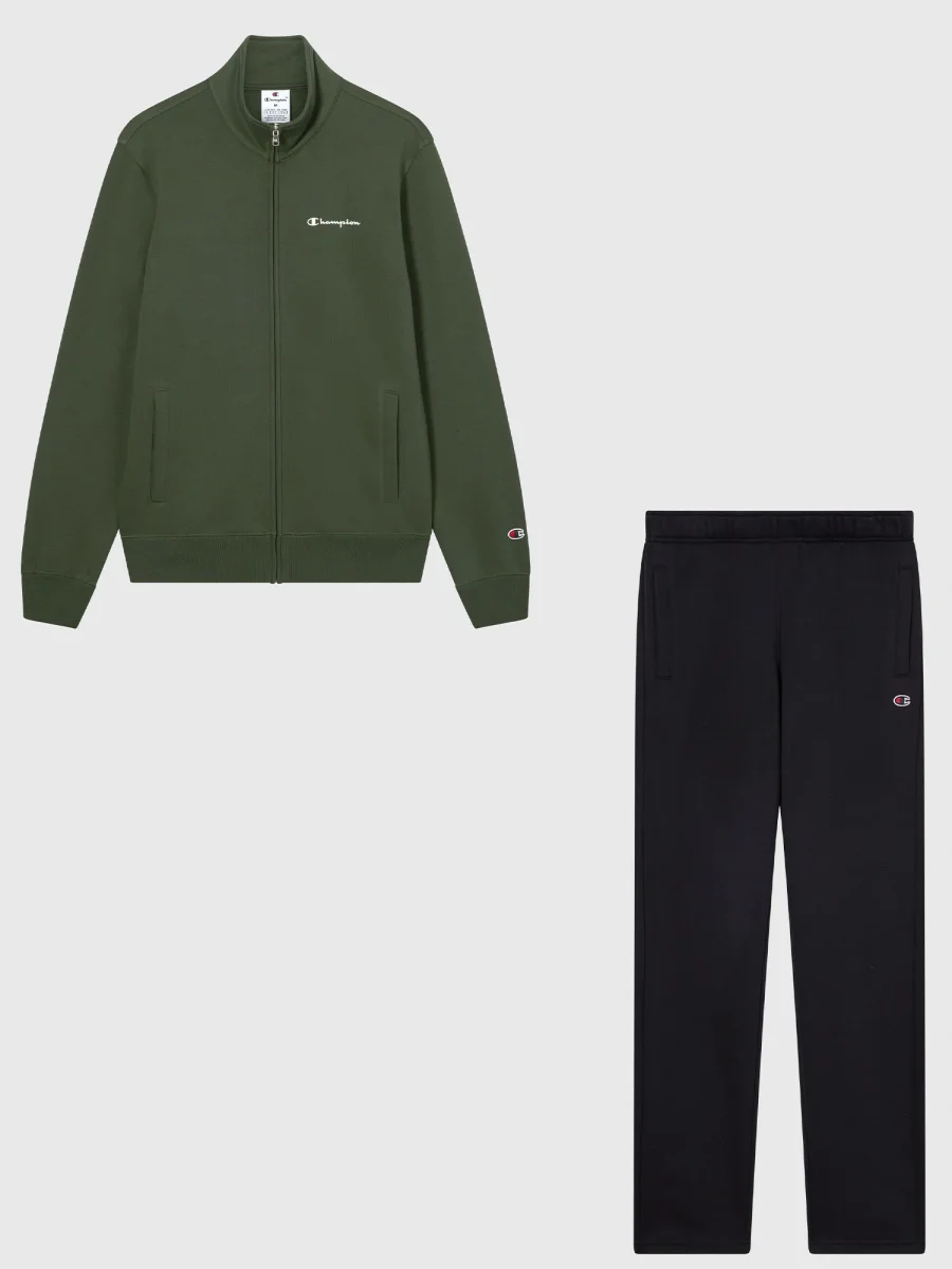 TUTA FULL ZIP CHAMPION DA UOMO VERDE - immagine 3