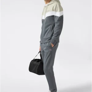 TUTA FULL ZIP E CAPPUCCIO CHAMPION DA UOMO BEIGE