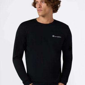 MAGLIA GIROCOLLO BASIC CHAMPION DA UOMO NERO
